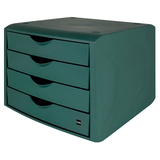 Artikelbild 1 für helit Schubladenbox the green chameleon grün H6429552, DIN A4 mit 4 Schubladen, Artikelnummer 823751