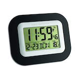 Artikelbild 1 für TFA® digitale Funkwanduhr 60.4503 schwarz Kunststoff, Artikelnummer 914907