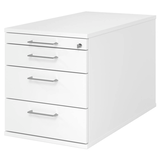 Artikelbild 1 für HAMMERBACHER TC30 Rollcontainer weiß 4 Auszüge 42,8 x 80,0 x 51,2 cm, Artikelnummer 992552