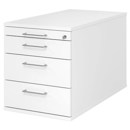 Artikelbild für HAMMERBACHER TC30 Rollcontainer weiß 4 Auszüge 42,8 x 80,0 x 51,2 cm, Artikelnummer 992552