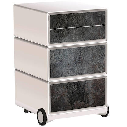 Artikelbild für PAPERFLOW easyBox Industrial Rollcontainer weiß, bunt 4 Auszüge 39,0 x 43,6 x 64,2 cm, Artikelnummer 214997