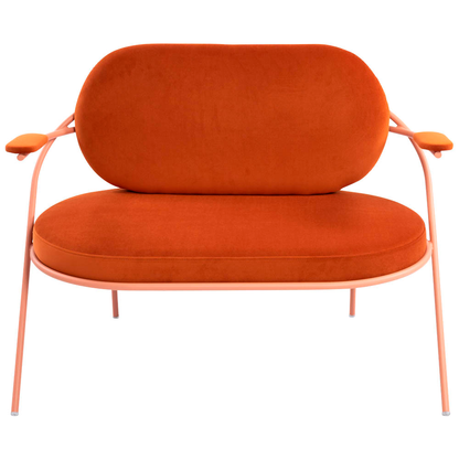 Artikelbild 4 für meet powered by PAPERFLOW 2-Sitzer Sofa SATURNE rost rosa Stoff, 1 St., Artikelnummer 231219