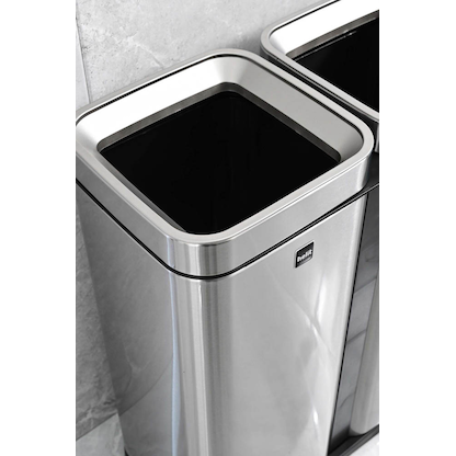 Artikelbild 10 für helit the twin bin Mülltrenner 2x 30,0 l edelstahl, Artikelnummer 223626