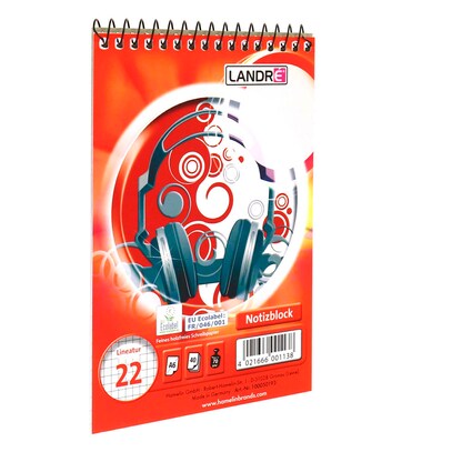 Artikelbild 3 für LANDRÉ® Notizblock DIN A6 kariert Lineatur 22, Artikelnummer 298907