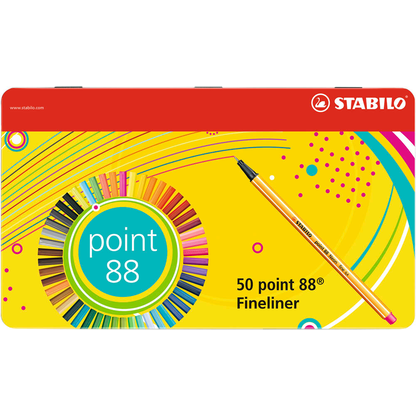 Artikelbild 4 für STABILO point 88 Fineliner farbsortiert 0,4 mm, 50 St., Artikelnummer 446240
