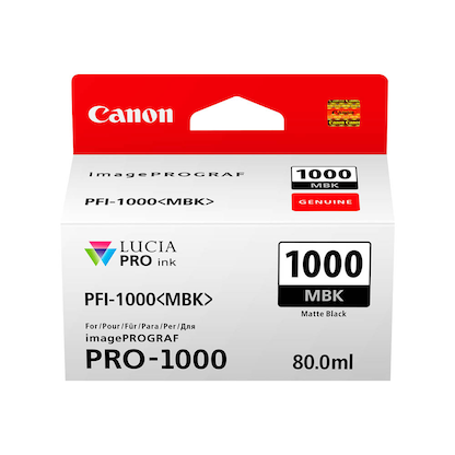 Artikelbild 4 für Canon PFI-1000 MBK mattschwarz Druckerpatrone, Artikelnummer 677760