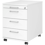 Artikelbild 1 für HAMMERBACHER AC30 Rollcontainer weiß 4 Auszüge 42,8 x 58,0 x 59,0 cm, Artikelnummer 992634