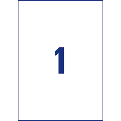 Artikelbild 10 für 25 AVERY Zweckform Folien-Versandetiketten L7567-25 transparent 210,0 x 297,0 mm, Artikelnummer 345488