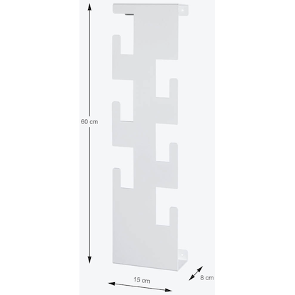 Artikelbild 2 für HAKU Möbel Wandgarderobe 47306 weiß Metall 6 Haken 15,0 x 60,0 cm, Artikelnummer 965824