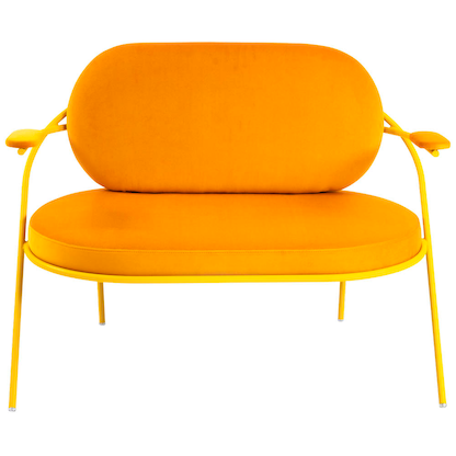 Artikelbild 2 für meet powered by PAPERFLOW 2-Sitzer Sofa SATURNE safran Stoff, 1 St., Artikelnummer 231609