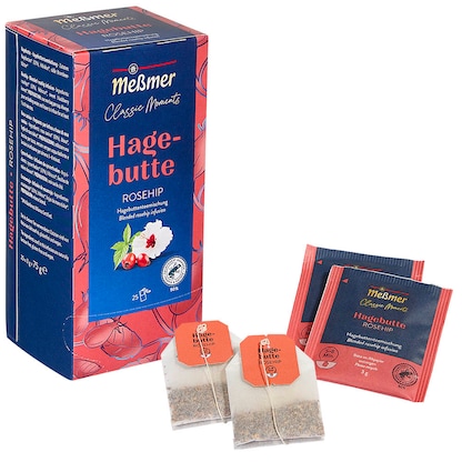 Artikelbild für Meßmer Hagebutte Tee 25 Portionen, Artikelnummer 607469