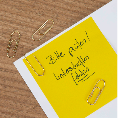 Artikelbild 4 für Gowi Büroklammern gold vermessingt, 400 St., Artikelnummer 803135