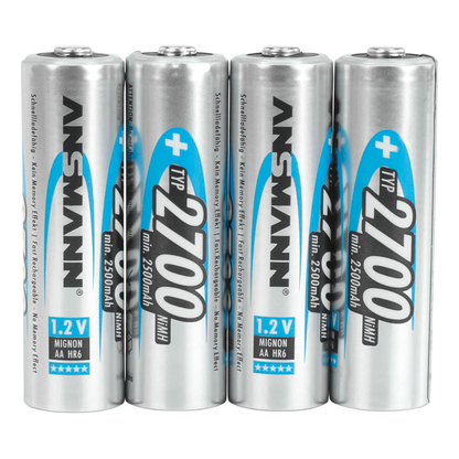 Artikelbild für 4 ANSMANN Akkus maxE Mignon AA min. 2.500 mAh, Artikelnummer 890487
