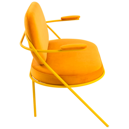 Artikelbild 3 für meet powered by PAPERFLOW 2-Sitzer Sofa SATURNE safran Stoff, 1 St., Artikelnummer 231609