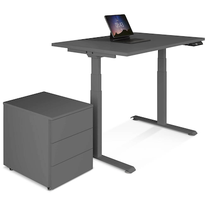 Artikelbild 6 für BaseLite Büromöbel-Set grafit, Artikelnummer 364119