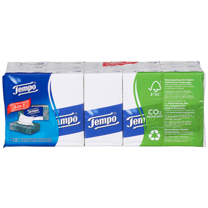 Artikelbild 4 für Tempo Taschentücher Klassik 4-lagig weiß, 15x 10 Tücher, Artikelnummer 203341