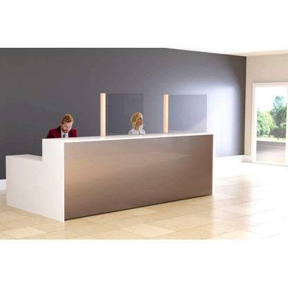 Artikelbild 4 für PAPERFLOW Spuckschutz CP65X98, transparent 65,0/98,0 x 176,5 cm, 1 St., Artikelnummer 189641