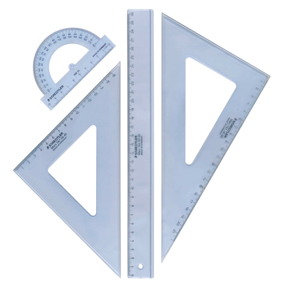 Artikelbild 2 für STAEDTLER Lineal-Set Mars® 569 blau, Artikelnummer 272553