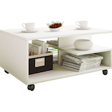 Artikelbild 1 für VCM my home Stango Couchtisch weiß 80,0 x 50,0 x 40,0 cm, Artikelnummer 390937