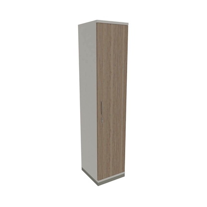 Artikelbild 3 für fm Aktenschrank Sidney, 4260429763818 weiß, eiche natur 4 Fachböden 40,0 x 44,2 x 186,9 cm, Artikelnummer 410692