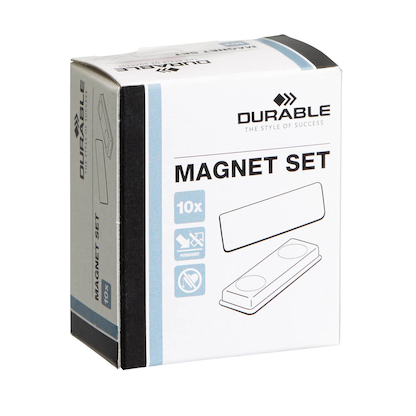 Artikelbild 4 für DURABLE Selbstklebende Magnete rot/gelb 10 St., Artikelnummer 244727