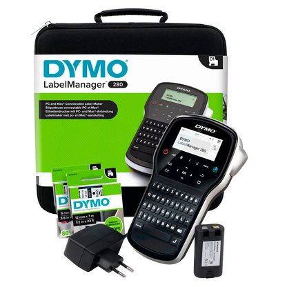 Artikelbild 10 für DYMO LabelManager 280 Set Beschriftungsgerät schwarz, Artikelnummer 106369