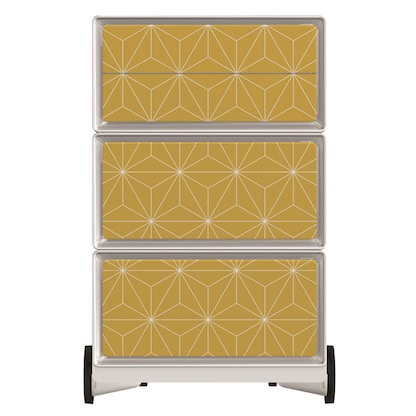 Artikelbild 3 für PAPERFLOW easyBox Vintage Rollcontainer weiß, bunt 4 Auszüge 39,0 x 43,6 x 64,2 cm, Artikelnummer 215446