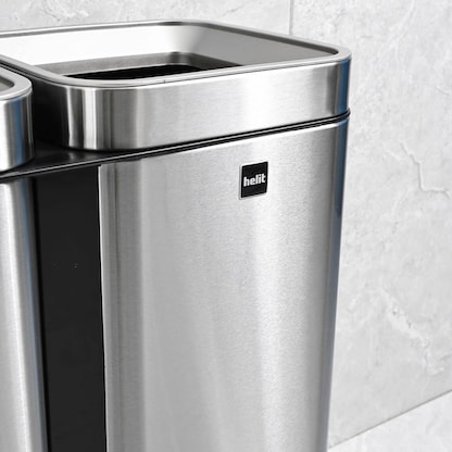 Artikelbild 13 für helit the twin bin Mülltrenner 2x 30,0 l edelstahl, Artikelnummer 223626