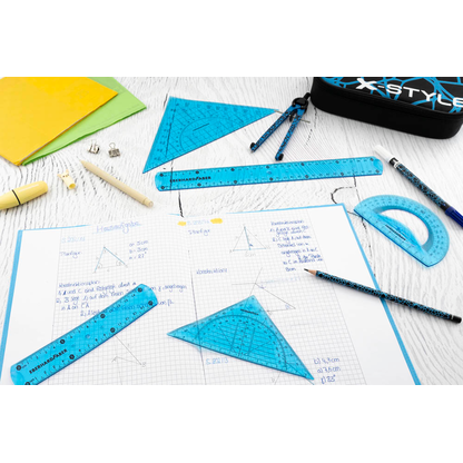 Artikelbild 8 für EBERHARD FABER Geometrie-/Zeichenset blau, Artikelnummer 589913