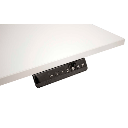 Artikelbild 4 für Kerkmann Move 2 Plus elektrisch höhenverstellbarer Schreibtisch anthrazit rechteckig, T-Fuß-Gestell anthrazit 160,0 x 80,0 cm, Artikelnummer 519817