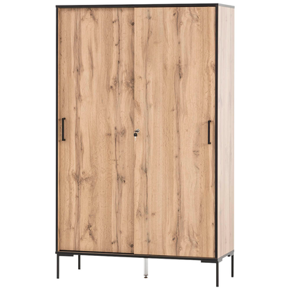 Artikelbild 6 für MÖBELPARTNER Schiebetürenschrank 2000, 701724 landhaus-eiche 6 Fachböden 100,0 x 41,0 x 163,8 cm, Artikelnummer 651093