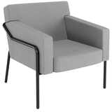 Artikelbild 1 für medso powered by PAPERFLOW Sessel MEDSO L grau schwarz Stoff, 1 St., Artikelnummer 522837