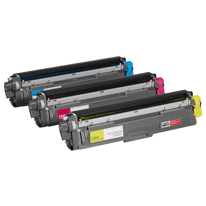 Artikelbild 3 für dots cyan, magenta, gelb Toner kompatibel zu brother TN-246C/M/Y, 3er-Set, Artikelnummer 490084