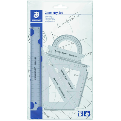 Artikelbild 6 für STAEDTLER Lineal-Set 569 PB transparent, Artikelnummer 272403