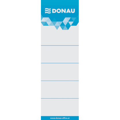Artikelbild für 20 DONAU Einsteck-Rückenschilder weiß für 7,5 cm Rückenbreite, Artikelnummer 190827