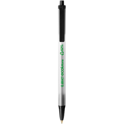 Artikelbild 2 für BIC Kugelschreiber ECOlutions® Clic Stic™ transparent/schwarz, Schreibfarbe: schwarz, 1 St., Artikelnummer 287538