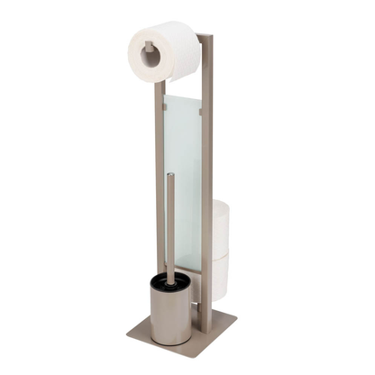 Artikelbild 3 für WENKO WC-Garnitur Rivalta taupe Metall, Artikelnummer 816344