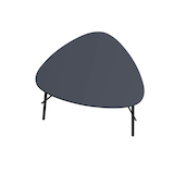 Artikelbild 1 für meet powered by PAPERFLOW LAZY Beistelltisch schwarz 60,5 x 50,0 x 45,0 cm, Artikelnummer 300432