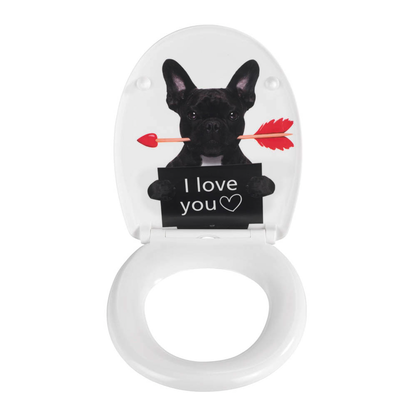 Artikelbild 2 für WENKO WC-Sitz mit Absenkautomatik Guilty Dog weiß, Artikelnummer 666187