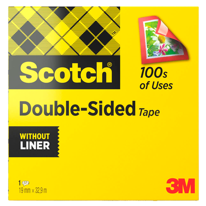 Artikelbild 4 für Scotch doppelseitiger Klebefilm transparent 19,0 mm x 33,0 m 1 Rolle, Artikelnummer 477412