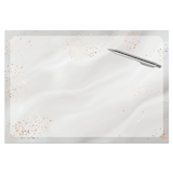 Artikelbild 1 für SIGEL Schreibtischunterlage Glittery Joy grau/gold Papier 42,0 x 29,7 cm, 30 Blatt, Artikelnummer 405387