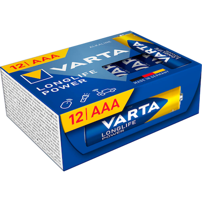 Artikelbild 3 für 12 VARTA Batterien LONGLIFE Power Cube Micro AAA 1,5 V, Artikelnummer 552857