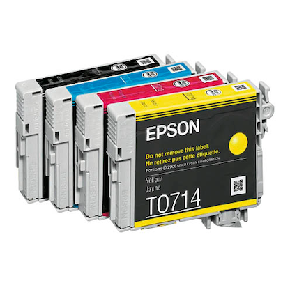 Artikelbild 3 für EPSON T0715 schwarz, cyan, magenta, gelb Druckerpatronen, 4er-Set, Artikelnummer 868307
