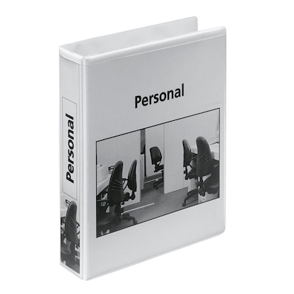 Artikelbild 4 für Esselte Präsentationsringbücher 2-Ringe weiß 4,6 cm DIN A5 hoch, 12 St., Artikelnummer 595314