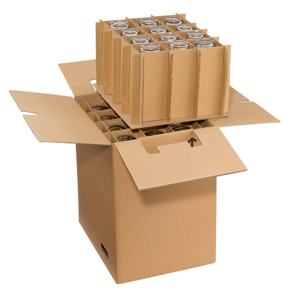 Artikelbild für 2 Nestler Gläserkartons 45,0 x 35,5 x 50,5 cm, Artikelnummer 803726