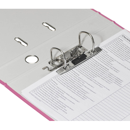 Artikelbild 3 für DONAU Klassik Ordner pink Karton 5,0 cm DIN A4, Artikelnummer 345884