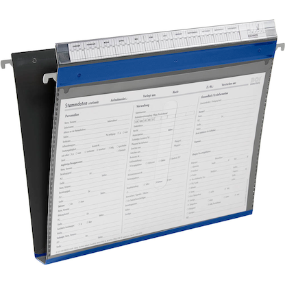 Artikelbild 8 für BOI Patienten-Dokumentations-Hängemappe 2-Ringe PMH2R blau Boden: 2,5 cm, Artikelnummer 666853