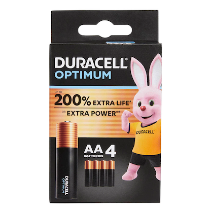 Artikelbild 2 für 4 DURACELL Batterien Optimum Mignon AA 1,5 V, Artikelnummer 105108