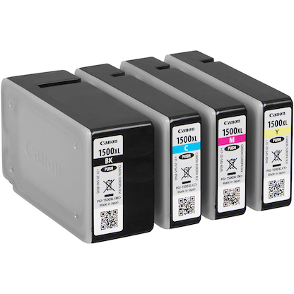 Artikelbild 3 für Canon PGI-1500 XL BK/C/M/Y schwarz, cyan, magenta, gelb Druckerpatronen, 4er-Set, Artikelnummer 207409