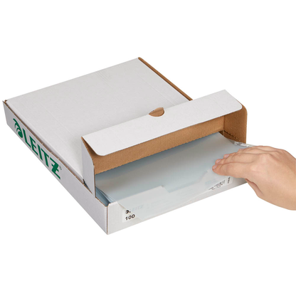 Artikelbild 11 für AKTION: 100 LEITZ Sichthüllen Premium 4100 DIN A4 glasklar glatt 0,15 mm mit Prämie nach Registrierung, Artikelnummer 578682